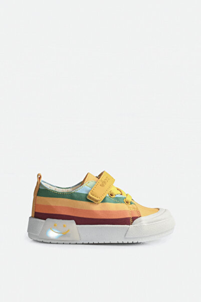 Vicco Yellow Elf Baby Linen Lighted Shoes - 925,b23y,243