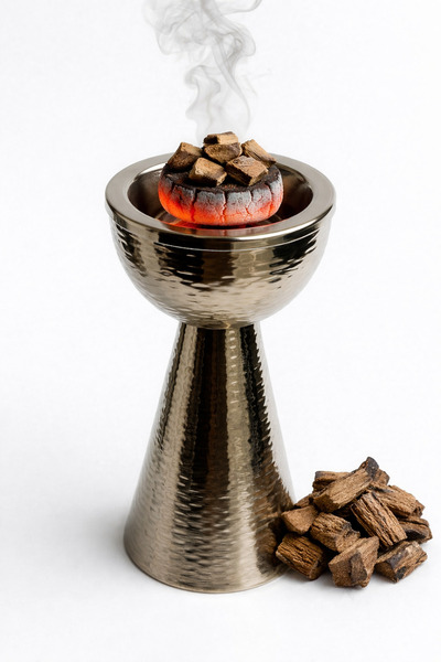 VENDIX مبخرة معدنية فاخرة | مبخرة معدنية عصرية للعود والبخور، هدية ديكور منزلي