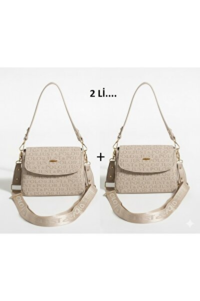 Just Polo حقيبة كتف نسائية للموسم الجديد من قماش لاكوست