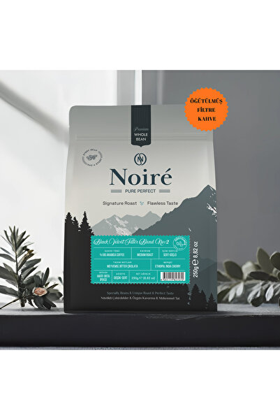 Noire Coffee خلطة فلتر نوير بلاك فيلفت № 2 250 جرام من مزيج أرابيكا المطحون ب...