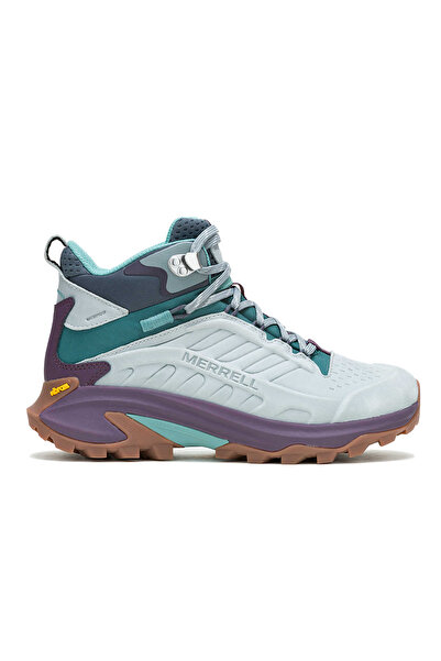 Merrell J038222 مواب سبيد 2 لتر متوسط Wp Kadın خارجي Yürüyüş Botu Gri Mor