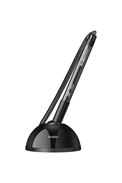 Scrikss قلم حبر جل DP-360 قلم مكتبي 0.7 ملم أسود