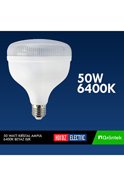 Horoz Elektrik CRYSTAL-50 50 WATT 5000 LÜMEN KRİSTAL TORCH AMPUL