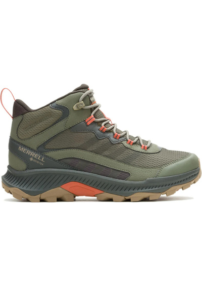 Merrell حذاء SPEED STRIKE 2 MID GTX باللون الأخضر للرجال للاستخدام الخارجي