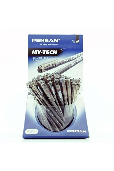 Pensan My-Tech 0.7 Siyah Tükenmez Kalem 25 li Paket