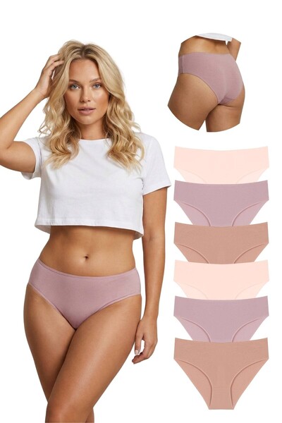 Newlilla 10006 High Waist Bato 6-Pack Panties
