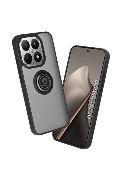 SKYDDAR INNOVATION Husă pentru Xiaomi 15T, Glinth cu inel magnetic rotativ la...