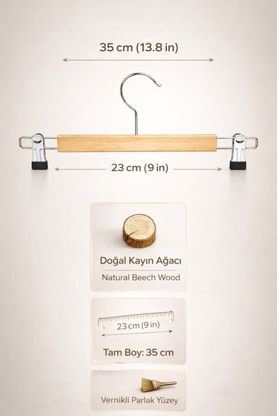 BTHGROUP 5 ADET ELBİSE ASKISI MANDALLI KIYAFET PANTOLON ASKISI ETEK ASKISI 5 ...