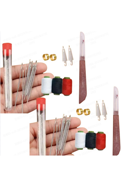 Choice طقم إبر خياطة مكون من 34 قطعة (قطعتان) مع إبرة ذات ثقب كبير، مناسب لما...