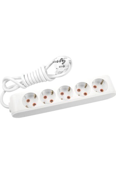 VİKO MULTİ-LET ALTILI PRİZ TOPRAKLI KABLOLU Ç.K. 2 MT