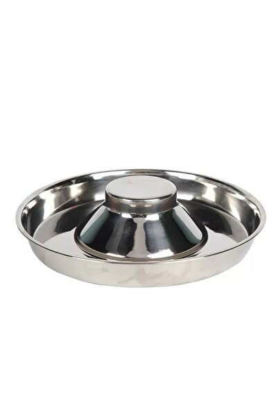 divendi-ro Bol circular metalic pentru câini și pisici, ideal pentru apă, hra...