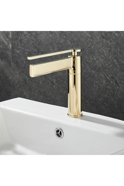 OEM Baterie lavoar scurtă Ava, auriu lucios (cod 87992S-G)