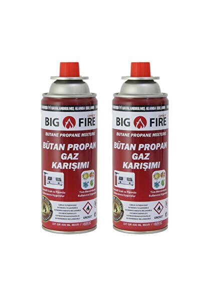 Big Fire Power 227gr Valfli Gaz Kartuşu Ikili Set