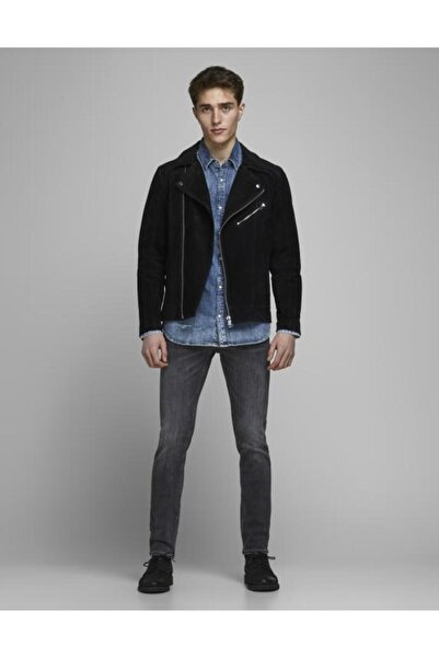 Jack & Jones Jack&Jones 12159030 Erkek GLENN Slim Black Denim Siyah