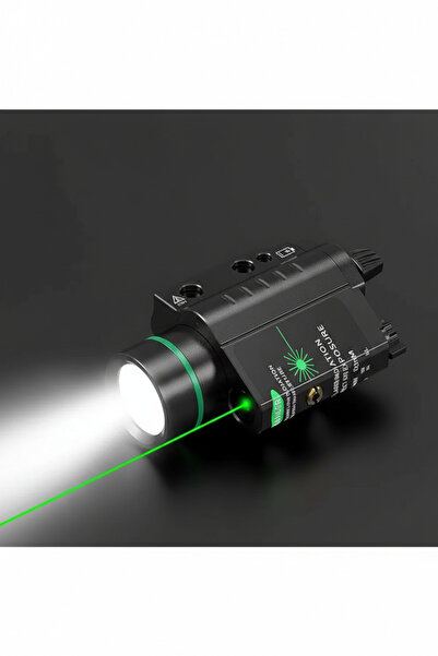 Forestia Taktikal Fener 300 lümen lazerli Profosyonel Tabanca Feneri