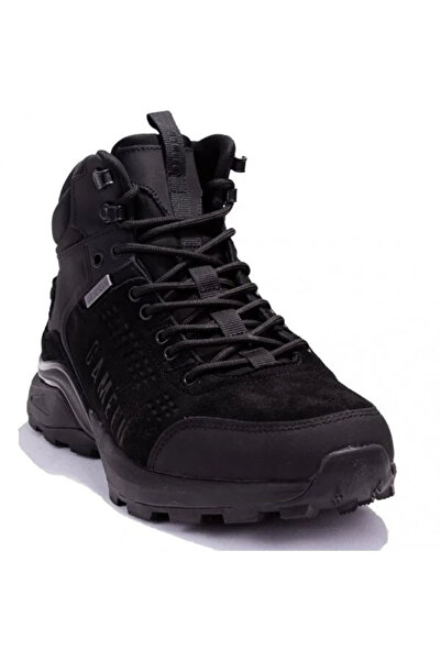 GAMELU Gass Watherproof Su geçirmez Kauçuk Taban Outdoor Erkek Bot SİYAH