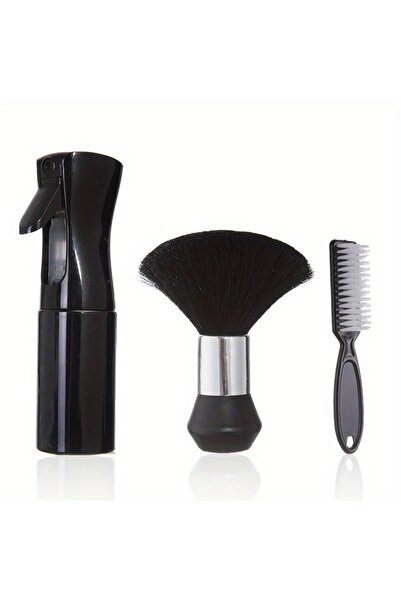 Choice 3pcs Silve Black Set 3pcs/set Beard Shaving Set Haircut Duster with Mi...