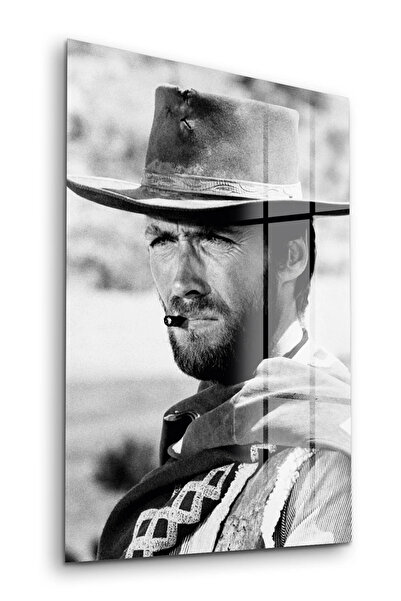 Decovetro Tablou de sticlă Clint Eastwood