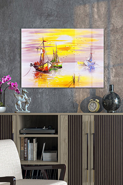 Decovetro Slikanje na staklu Slikanje uljem Luka za kajak