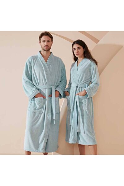 REEFI Modern bathrobe - turquoise - 2/3XL