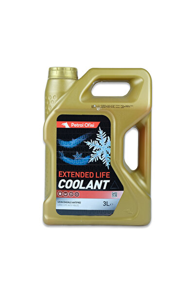 Petrol Ofisi Extended Life Coolant Antifreeze 3 lt. Kırmızı