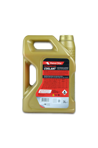 Petrol Ofisi Extended Life Coolant Antifreeze 3 lt. Kırmızı