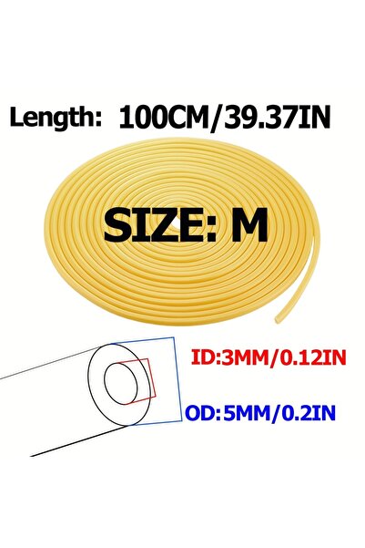 Choice 1mM 39.37 inches/59 inches natural latex tubing - High elastic, soft t...