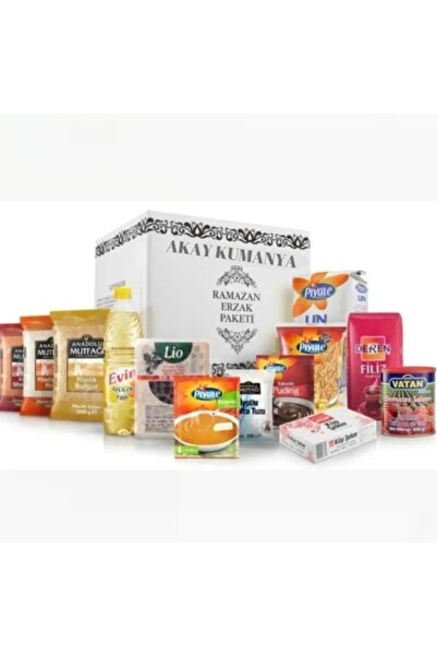 Piyale Ramazan Erzak Yardım Kumanya Kolisi 13 Parça
