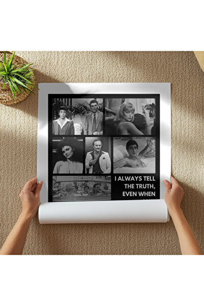 Pixaflair - Scarface - I Always Tell The Truth - Çerçevesiz Poster