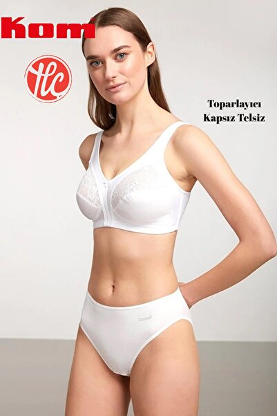 Kom حمالة صدر باربرا بدون أسلاك عالية الجودة مع حزام ثابت قابل للتعديل، حمالة...