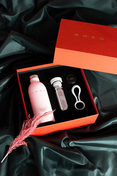 SMEG Pinky Clouds Gift Box - Pink&Grey Hediye Set