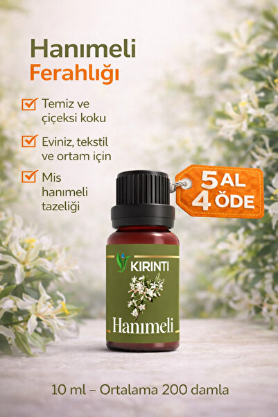 KIRINTI 2000 Hanımeli Kokulu Esansı 10 ml – Buhurdanlık, Difüzör ve Oda Kokusu