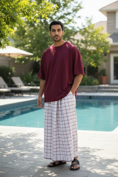 BHNS Men's elastic overalls with pockets, comfortable men's overalls, men's l...