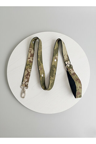 balkonda Dog Walking Leash Collar 2.5 cm Width Patterned Column Cord Camouflage