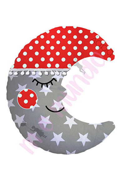 Miomundo طقم وسادة لغرفة الأطفال والرضع على شكل قبعة على شكل قمر للجد، وسائد ...