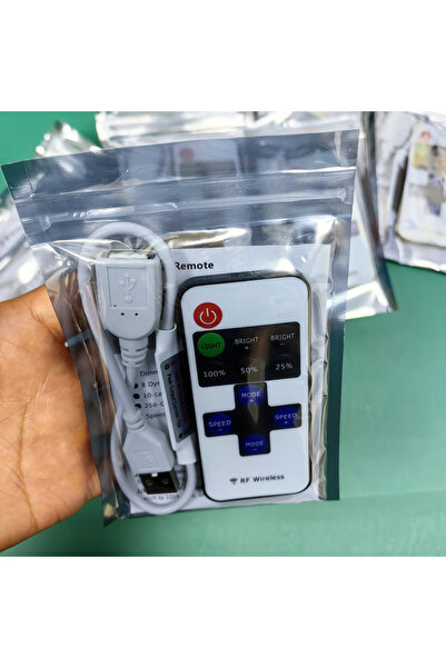 Choice وحدة تحكم شريط LED صغيرة بـ 11 مفتاحًا، تعمل بجهد 5-24 فولت، طراز WM-R...