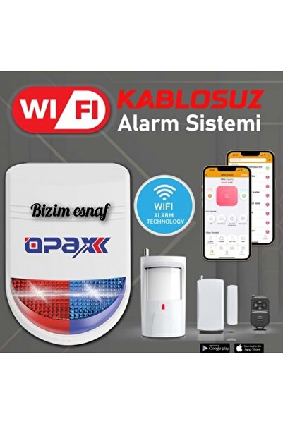 OPAX BGR-12 WIFI KABLOSUZ SİREN ALARM SİSTEMİ
