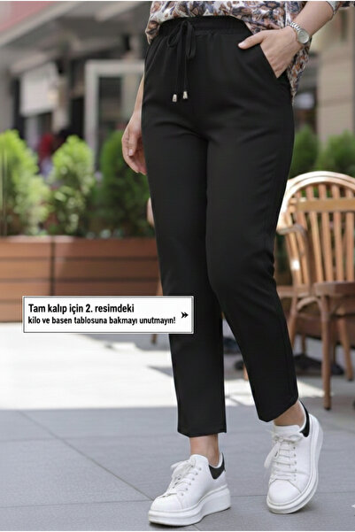 Azade Stil KADIN YÜKSEK BEL ,BELİ LASTİKLİ CEPLİ PANTOLON, LÜTFEN İKİNCİ RESİ...