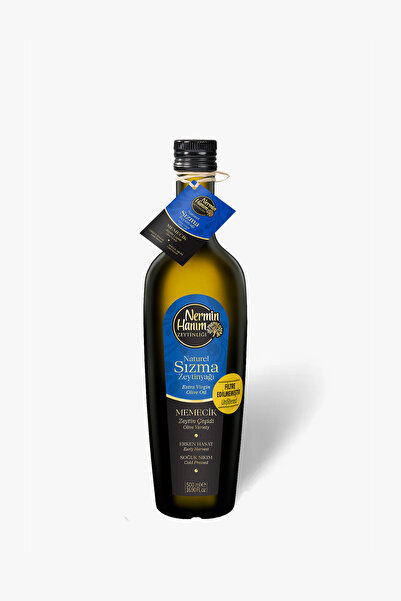 Nermin Hanım Zeytinliği Memecik - Filtresiz Erken Hasat Soğuk Sıkım Zeytinyağ...