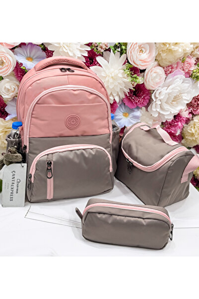 ÇantaExpress Geantă de școală primară rezistentă la apă Set de 3 geanți unise...