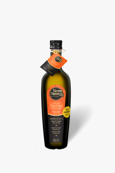 Nermin Hanım Zeytinliği Arbequina - Filtresiz Erken Hasat Soğuk Sıkım Zeytiny...