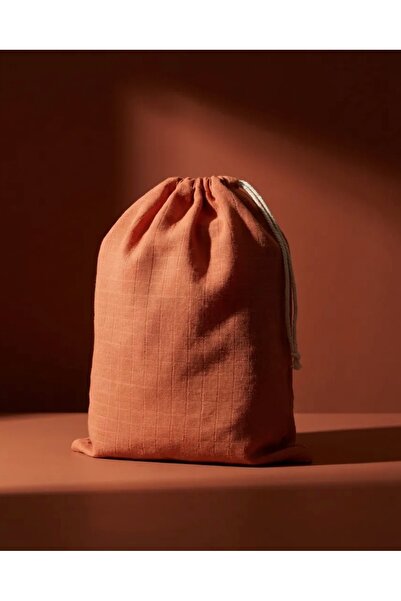 Hubb حقيبة قماش قطن موسلين برباط 30*40 حقيبة خبز حقيبة ملابس