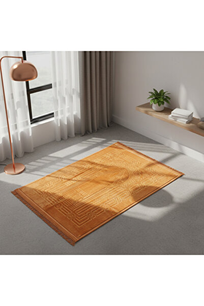 Goat-x سجادة صلاة فاخرة بنقشة محراب