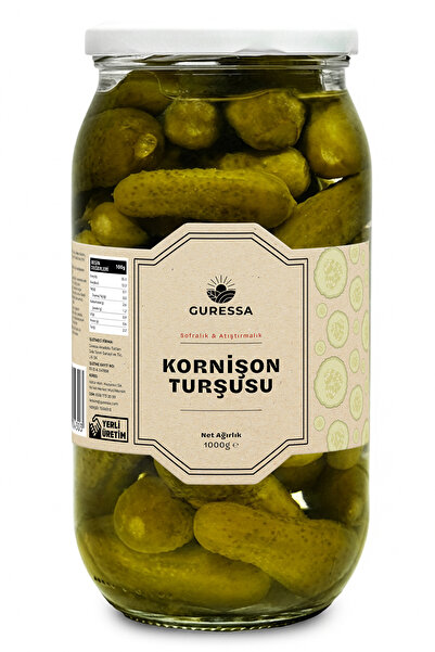 GURESSA Kornişon Turşusu 1000 ml (Atıştırmalık & Sofralık)