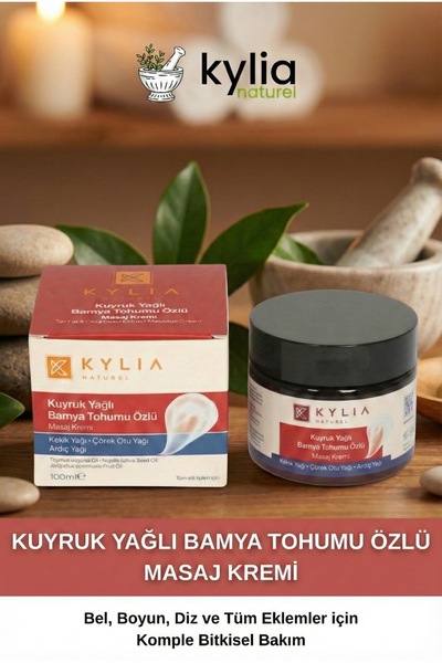 KYLİA Kuyruk Yağı & Bamya Tohumu Özlü Masaj Kremi