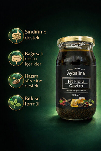 aybalina Fit Flora Gaztro Macunu Bitkisel Karışım Doğal İçerikli Geleneksel M...