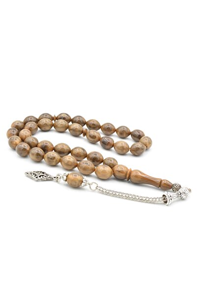 Murty99 Mărgele de rugăciune Katalin Gri cu tăietură Beyzi cu șopron de argint