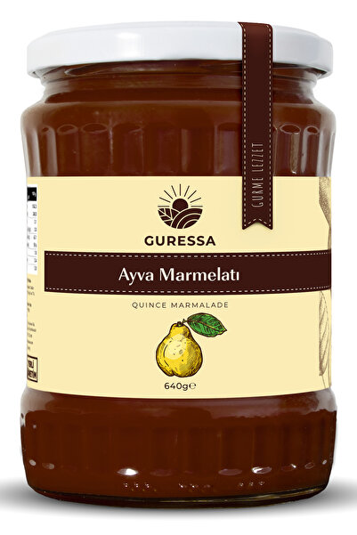 GURESSA Ayva Marmelatı 640 Gr (Kahvaltılık & Pastacılık)