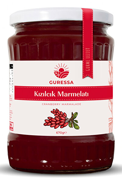 GURESSA Kızılcık Marmelatı 670 Gr (Kahvaltılık & Pastacılık)