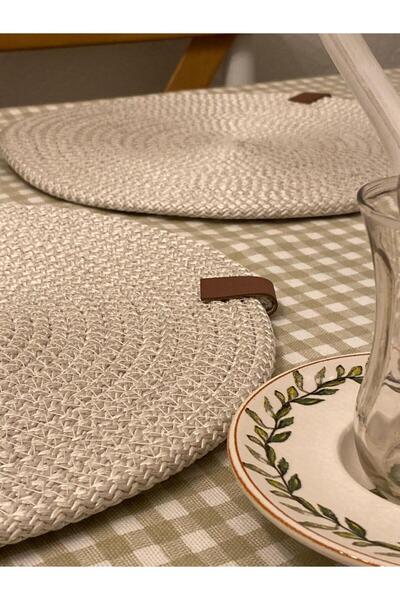 BURYAHOME 6 Adet Renk El Yapımı Supla Leke Tutmaz Amerikan Servis